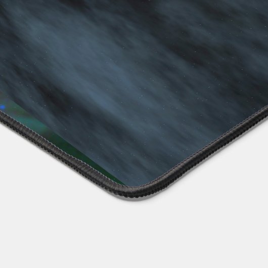 Zwei Raumschiffe der Voyager entdecken den turbule Schreibtischunterlage (Ecke)