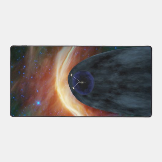 Zwei Raumschiffe der Voyager entdecken den turbule Schreibtischunterlage (Vorderseite)