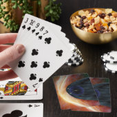 Zwei Raumschiffe der Voyager entdecken den turbule Spielkarten (In Situ)