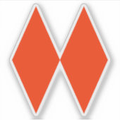 Zwei Rauten Aufkleber (Vorderseite)
