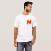 Zwei Rauten T-Shirt (Vorne ganz)