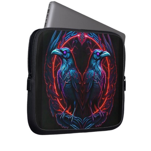 Zwei Ravens Electronics Bag Laptopschutzhülle (Vorne Rechts)