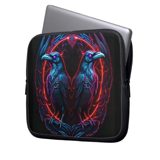 Zwei Ravens Electronics Bag Laptopschutzhülle (Vorderseite Links)