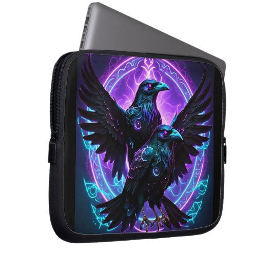 Zwei Ravens Electronics Bag Laptopschutzhülle (Vorne Rechts)