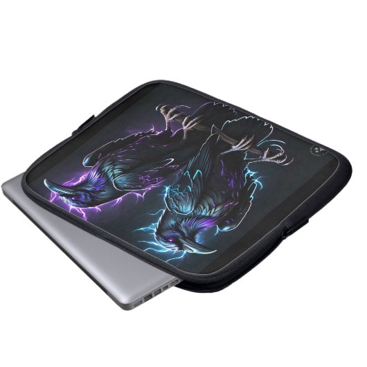 Zwei Ravens Electronics Bag Laptopschutzhülle (Vorne Knopf)