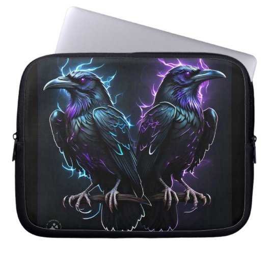 Zwei Ravens Electronics Bag Laptopschutzhülle (Vorderseite)
