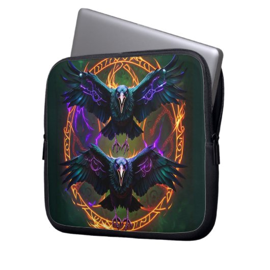 Zwei Ravens Electronics Bag Laptopschutzhülle (Vorderseite Links)