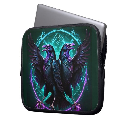 Zwei Ravens Electronics Bag Laptopschutzhülle (Vorderseite Links)