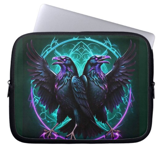 Zwei Ravens Electronics Bag Laptopschutzhülle (Vorderseite)