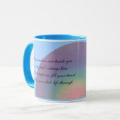 Zwei Regenbogenzitate - Tasse (Vorderseite Links)
