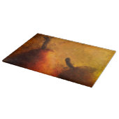 Zwei reife Birnen Schneidebrett (Ecke)