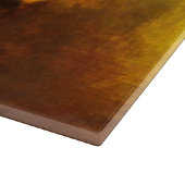 Zwei reife Birnen Schneidebrett (Ecke)