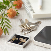 Zwei Reiter, Chinesen, Tang-Dynastie (618-906) Schlüsselanhänger (Seite)