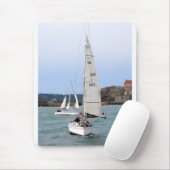 Zwei Rennjachten Mousepad (Mit Mouse)