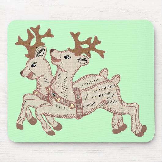 Zwei Rentiere Mousepad (Vorne)