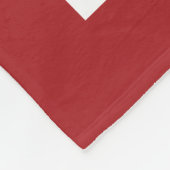 Zwei Rentiere und Schneeflocken frohe Weihnachten Fleecedecke (Ecke)