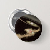 Zwei riesige Gasexoplanen, die einen jungen Star u Button (Vorne & Hinten)