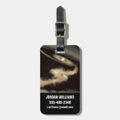 Zwei riesige Gasexoplanen, die einen jungen Star u Gepäckanhänger (Vorderseite vertikal)