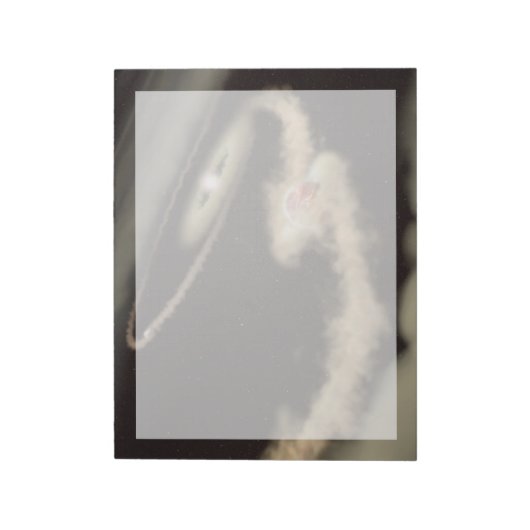 Zwei riesige Gasexoplanen, die einen jungen Star u Notizblock (Rotiert)