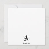 Zwei Ringe und eine Bibel Save the Date Einladung (Rückseite)