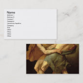 Zwei Ringkämpfer Visitenkarte (Vorne/Hinten)