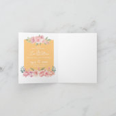 Zwei Rings Save the Date Einladung Hochzeit (Innenseite)