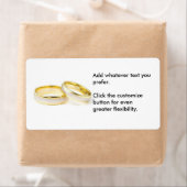 Zwei Rings Wedding Sticker (Insitu)