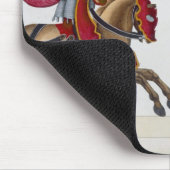 Zwei Ritter an einem Turnier, Platte von 'einer Mousepad (Ecke)