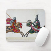 Zwei Ritter an einem Turnier, Platte von 'einer Mousepad (Mit Mouse)