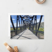 Zwei Rivers Bridge Mitteilungskarte (Vorderseite/Rückseite Beispiel)