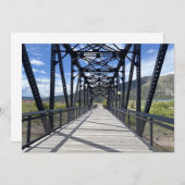 Zwei Rivers Bridge Mitteilungskarte (Vorne/Hinten)