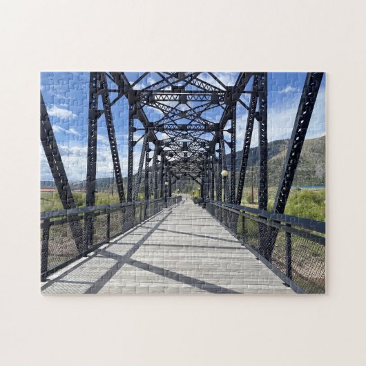 Zwei Rivers Bridge Puzzle (Horizontal)