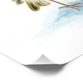 Zwei robuste Brüste im Winter Poster (Ecke)