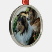 Zwei robuste Colliese Silbernes Ornament (Rechts)