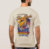 Zwei Rocks Surf und Beach T - Shirt (Rückseite)