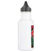 Zwei rosa Dahlien-Blume Trinkflasche (Links)