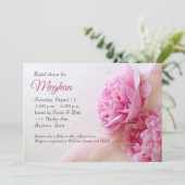 Zwei rosa Erdnüsse Einladung (Stehend Vorderseite)