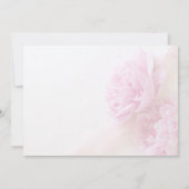 Zwei rosa Erdnüsse Einladung (Rückseite)