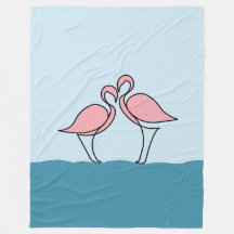Zwei rosa Flamingos auf dem Wasser groß