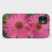 Zwei rosa-gerbe Blume Case-Mate iPhone Hülle (Rückseite (Horizontal))