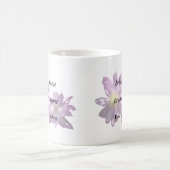 Zwei rosa Klematis Kaffeetasse (Mittel)