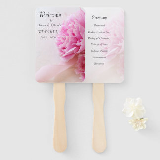 Zwei rosa Set von Fans Fächer
