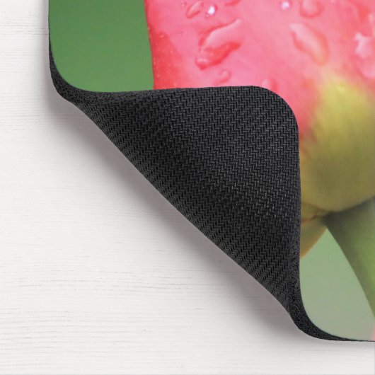 Zwei rosa Tulips-Maus-Pad Mousepad (Ecke)