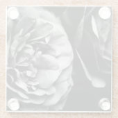 zwei Rose Glasuntersetzer (Rückseite)