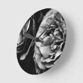 zwei Rose Runde Wanduhr (Winkel)