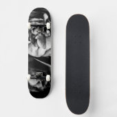 zwei Rose Skateboard (Vorderseite)