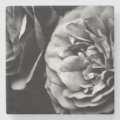 zwei Rose Steinuntersetzer (Vorderseite)