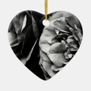 zwei Rosen Keramikornament