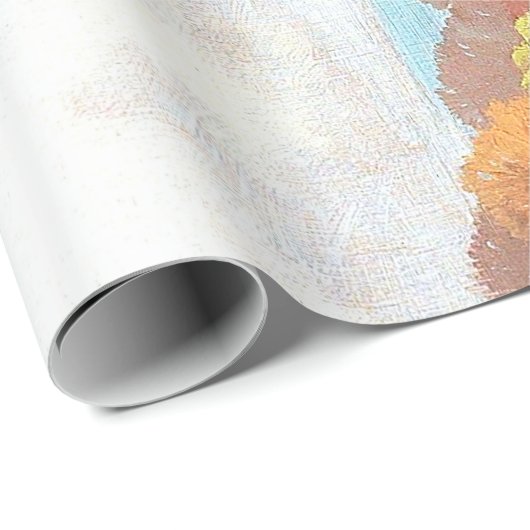 Zwei Rot- und Weidehirsche im Wald Geschenkpapier (Rolleneckpunkt)