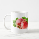 Zwei rote Äpfel Kaffeetasse (Links)